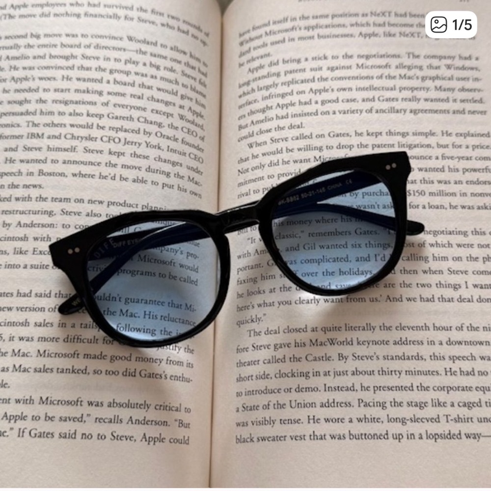 Diff eyewear weston bluelight glasses new